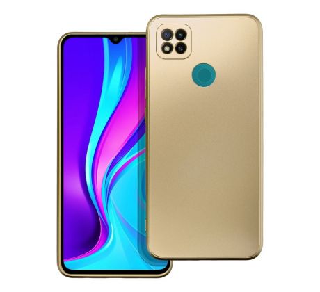 METALLIC Case  Xiaomi Redmi 9C zlatý