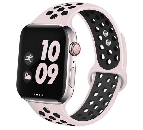 Řemínek pro Apple Watch (38/40/41mm) Sport, desert sand-black (velikost S)