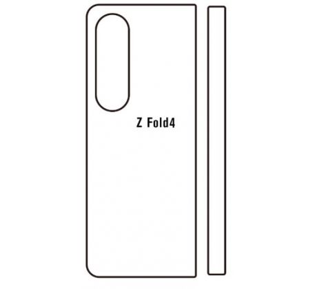 Hydrogel - matná zadní ochranná fólie - Samsung Galaxy Z Fold 4 