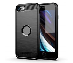 Forcell CARBON Case  iPhone SE 2022 černý