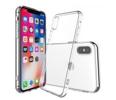 Transparentní silikonový kryt s tloušťkou 0,3mm  iPhone XS průsvitný