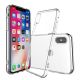 Transparentní silikonový kryt s tloušťkou 0,3mm  iPhone XS průsvitný