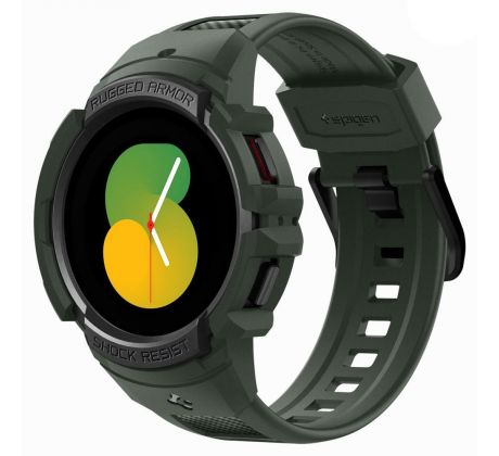 ŘEMÍNEK SPIGEN RUGGED ARMOR ”PRO” SAMSUNG GALAXY WATCH 4 / 5 (44 MM) MILITARY GREEN