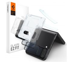 OCHRANNÉ TVRZENÉ SKLO SPIGEN GLASS FC ”EZ FIT” + HINGE FILM 2-PACK SAMSUNG GALAXY Z FLIP 4 BLACK