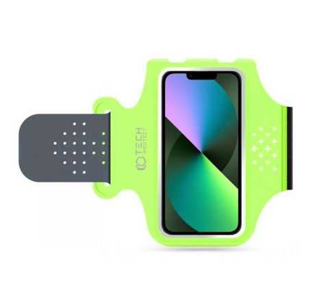 DRŽÁK NA RAMENO TECH-PROTECT M1 UNIVERSAL SPORT ARMBAND GREEN LIME