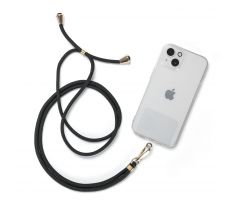 ŠŇŮRKA NA TELEFON TECH-PROTECT CHAIN UNIVERSAL STRAP BLACK/GOLD
