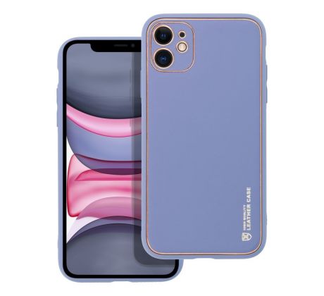 Forcell LEATHER Case  iPhone 11 modrý