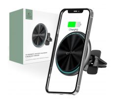 DRŽÁK DO AUTA S BEZDRÁTOVÝM NABÍJENÍM TECH-PROTECT A2 MAGNETIC MAGSAFE VENT CAR MOUNT WIRELESS CHARGER 15W BLACK