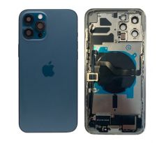 Apple iPhone 12 Pro - Zadní housing s předinstalovanými díly (modrý)