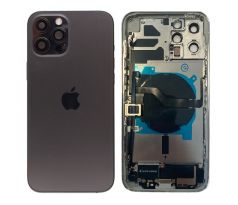 Apple iPhone 12 Pro Max - Zadní housing s předinstalovanými díly (space grey - šedý)