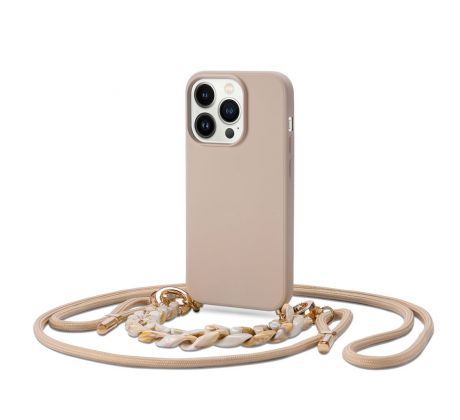 KRYT TECH-PROTECT ICON CHAIN iPhone 14 Pro BEIGE