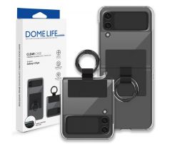 KRYT WHITESTONE CLEAR CASE RING SAMSUNG GALAXY Z FLIP 4 BLACK