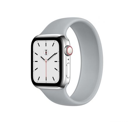 Řemínek pro Apple Watch (38/40/41mm) Solo Loop, velikost M - šedý 