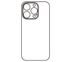 Hydrogel - zadní ochranná fólie - iPhone 14 Pro Max, typ výřezu 3