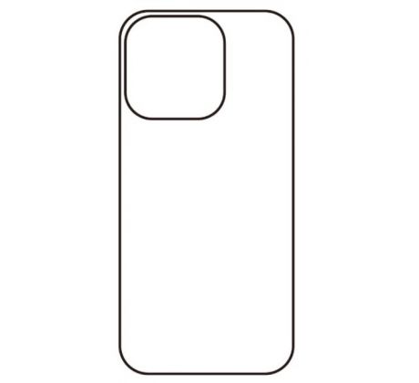 Hydrogel - zadní ochranná fólie - iPhone 14 Pro Max, typ výřezu 2