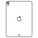 Hydrogel - zadní ochranná fólie - Apple iPad Pro 11 2018, typ výřezu 1