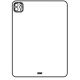 Hydrogel - zadní ochranná fólie - Apple iPad Pro 11 2020, typ výřezu 1