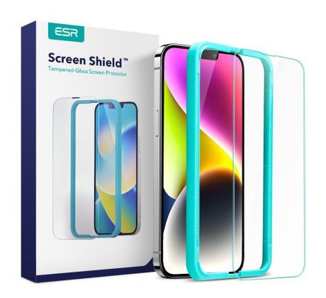 OCHRANNÉ TVRZENÉ SKLO ESR SCREEN SHIELD iPhone 13 Pro Max / 14 Plus / 15 Plus CLEAR