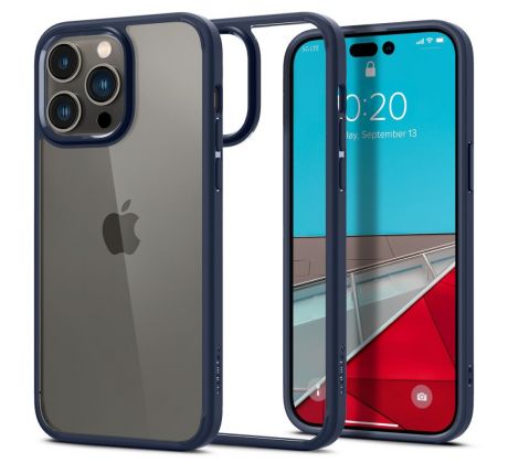 KRYT SPIGEN ULTRA HYBRID iPhone 14 Pro NAVY BLUE