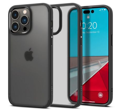 KRYT SPIGEN ULTRA HYBRID iPhone 14 Pro FROST BLACK