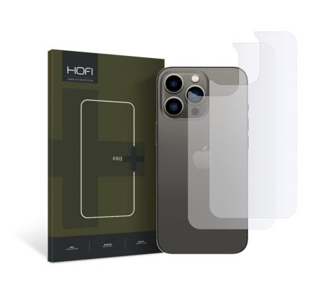 2KS V BALENÍ, SET 2 FÓLII HOFI HYDROFLEX PRO+ BACK PROTECTOR 2-PACK iPhone 14 Pro CLEAR
