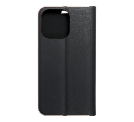 Forcell LUNA Book Gold iPhone 14 Pro  černý
