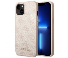 Original GUESS GUHCP14MG4GFPI iPhone 14 Plus (4G zlatý Logo / růžový)