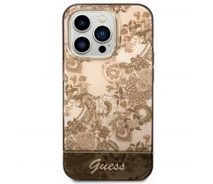 Original GUESS GUHCP14XHGPLHC iPhone 14 Pro Max (IML Electro Cam TDJ / ochre)