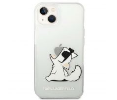 Original KARL LAGERFELD KLHCP14MCFNRC iPhone 14 Plus (Choupette Eat / průsvitný)