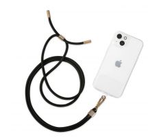 ŠŇŮRKA NA TELEFON TECH-PROTECT CHAIN ”2” UNIVERSAL STRAP BLACK/GOLD