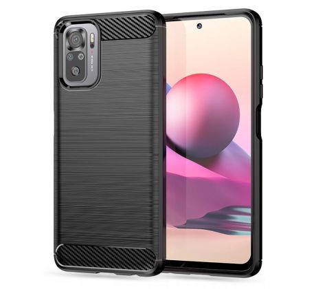 TECH-PROTECT TPUCARBON XIAOMI POCO M5S / REDMI NOTE 10 / 10S BLACK