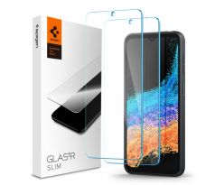 OCHRANNÉ TVRZENÉ SKLO SPIGEN GLAS.TR SLIM 2-PACK SAMSUNG GALAXY XCOVER 6 PRO