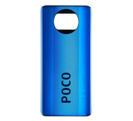 Xiaomi Poco X3 - Zadní kryt - Cobalt Blue (náhradní díl)