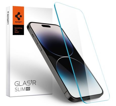 OCHRANNÉ TVRZENÉ SKLO SPIGEN GLAS.TR SLIM iPhone 14 Pro 