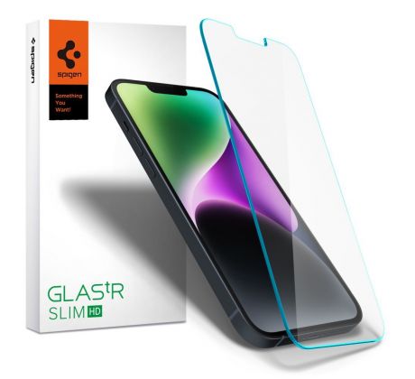 OCHRANNÉ TVRZENÉ SKLO SPIGEN GLAS.TR SLIM iPhone 13 / 13 Pro / 14 