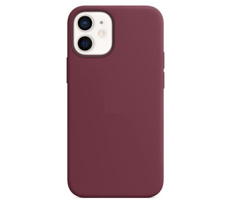 iPhone 12 mini Silicone Case s MagSafe - Plum