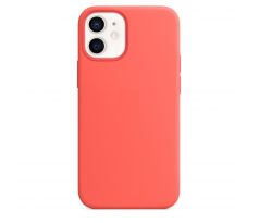 iPhone 12 mini Silicone Case s MagSafe - Pink Citrus