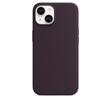 iPhone 14 Plus Silicone Case s MagSafe - Elderberry