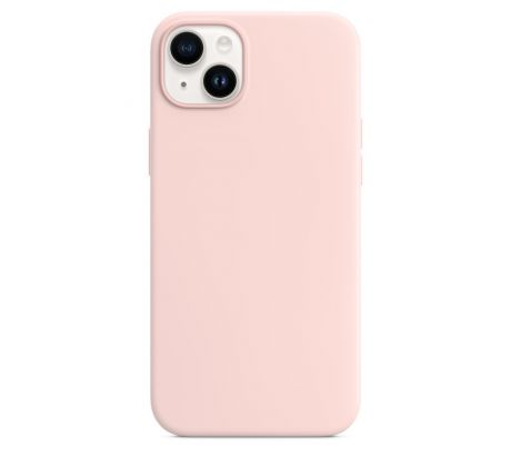 iPhone 14 Plus Silicone Case s MagSafe - Chalk Pink