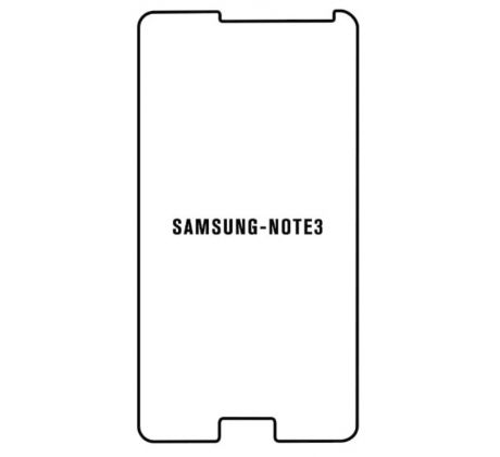 Hydrogel - matná ochranná fólie - Samsung Galaxy Note 3