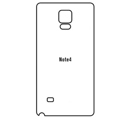 Hydrogel - matná zadní ochranná fólie - Samsung Galaxy Note 4