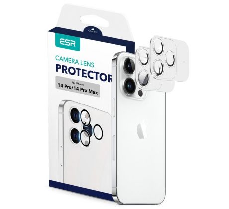 OCHRANNÉ TVRZENÉ SKLO ESR CAMERA LENS iPhone 14 Pro / 14 Pro Max BLACK