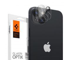 2KS V BALENÍ, SET 2 SKEL ZADNÍ KAMERY SPIGEN OPTIK.TR CAMERA PROTECTOR 2-PACK iPhone 14 / 14 Plus CRYSTAL CLEAR