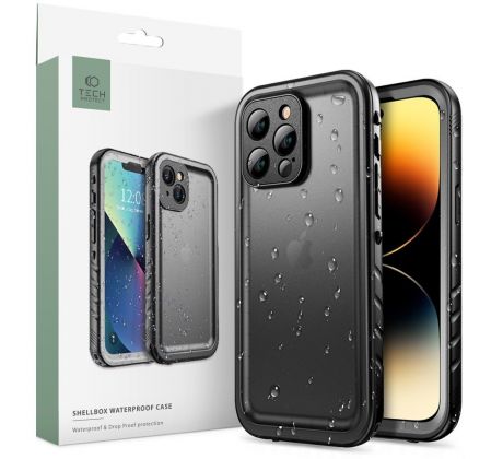 VODĚODOLNÉ POUZDRO TECH-PROTECT SHELLBOX IP68 iPhone 14 Pro BLACK