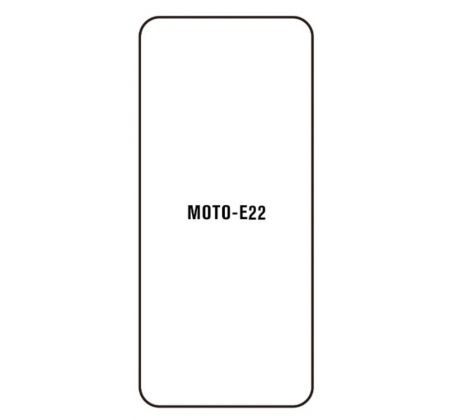 Hydrogel - ochranná fólie - Motorola Moto E22/E22i