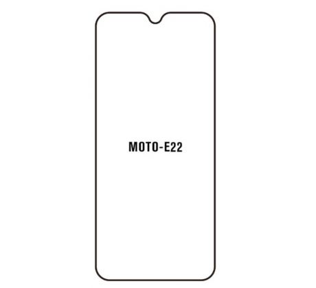 Hydrogel - matná ochranná fólie - Motorola Moto E22/E22i