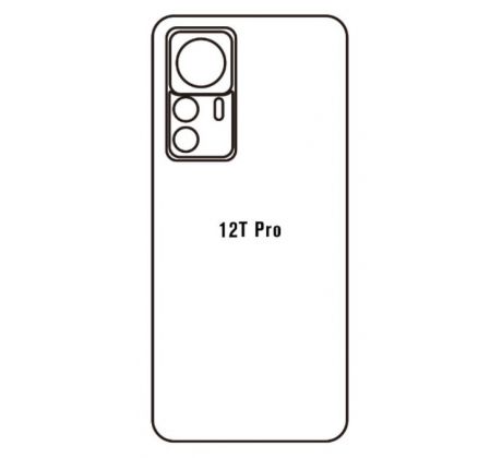 Hydrogel - zadní ochranná fólie - Xiaomi 12T Pro