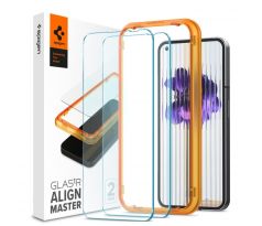 OCHRANNÉ TVRZENÉ SKLO SPIGEN ALM GLAS.TR SLIM 2-PACK NOTHING PHONE 1 CLEAR