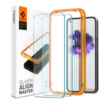 OCHRANNÉ TVRZENÉ SKLO SPIGEN ALM GLAS.TR SLIM 2-PACK NOTHING PHONE 1 CLEAR