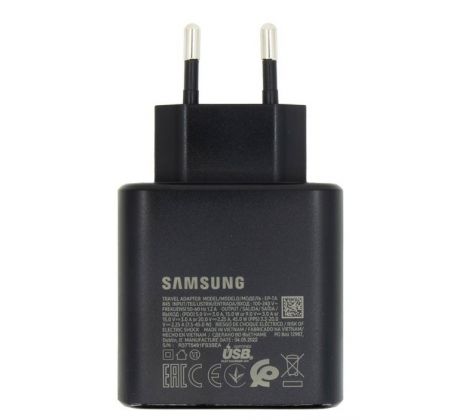 EP-TA845EBE Samsung Quickcharge 45W nabíječka Black (bulk)